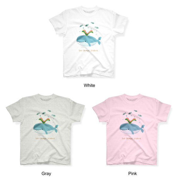 くじら　Tシャツ - 画像 (2)