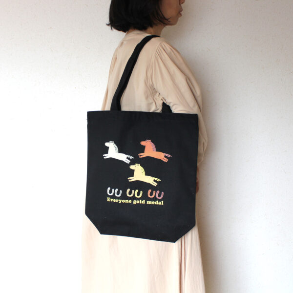 トートバック　３匹の馬 - 画像 (3)
